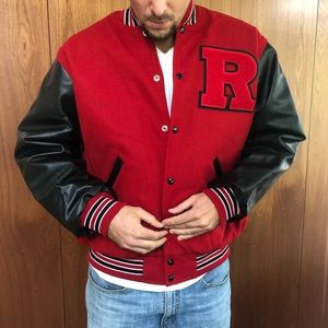 Rutgers, Men’s, XL, Varsity Letterman Jacket